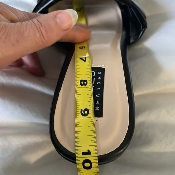 JONES NEW YORK | Iris | Woven |Slip On |Wedge |Black |Square Toe |Mule |Size 7.5 - Picture 14 of 14